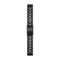 QuickFit 22 mm Bands for fenix 6, Vented Titanium Bracelet - Carbon Grey DLC Coating, - 010-12863-09 - Garmin